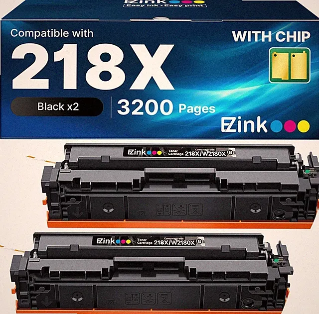 218X 218A Toner Cartridges Black for HP Color LaserJet pro MFP 3301fdw with Chip