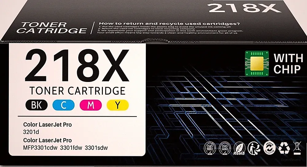 218X High Yield Toner Cartridge for HP Color LaserJet Pro 3201dw 3301 Series