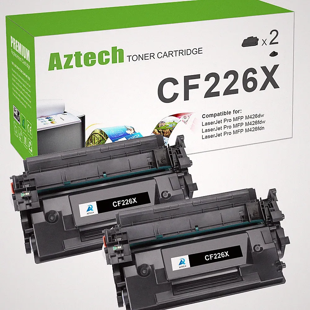 2PK CF226X Ink Toner Compatible With HP 26X LaserJet Pro M402dn M426fdw MFP M426