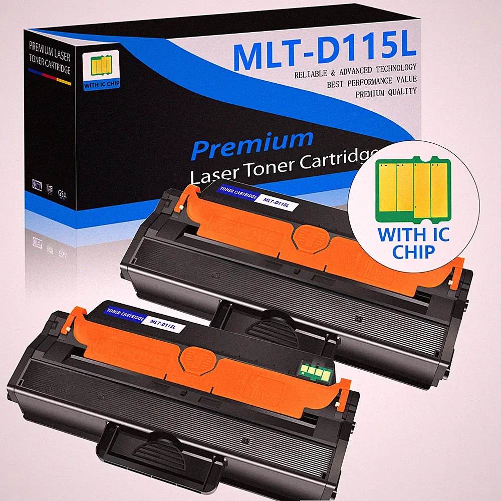 2PK MLT-D115L Toner Cartridge for Samsung SL-M2830DW SL-M2880FW M2670N Printer