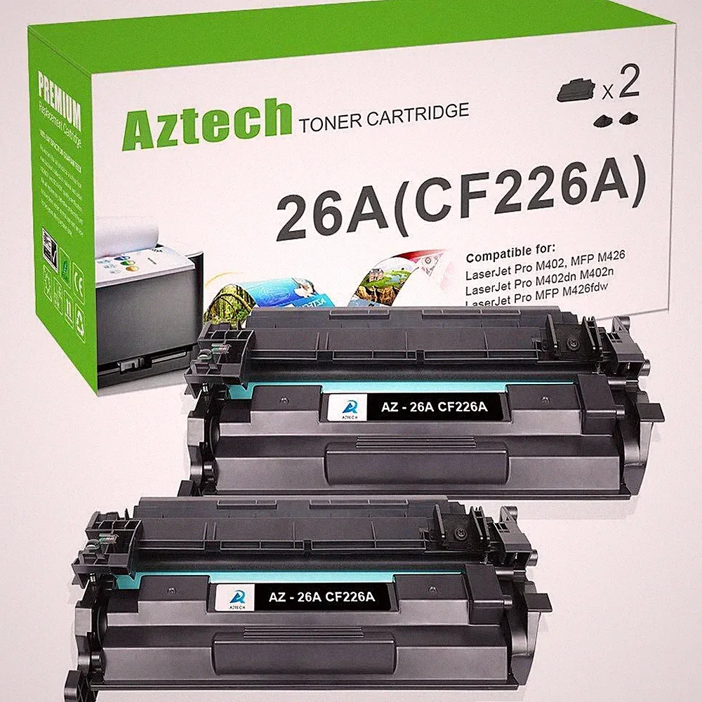 2x CF226A Ink Toner Compatible with HP 26A LaserJet Pro M402dn M402n M426fdw MFP