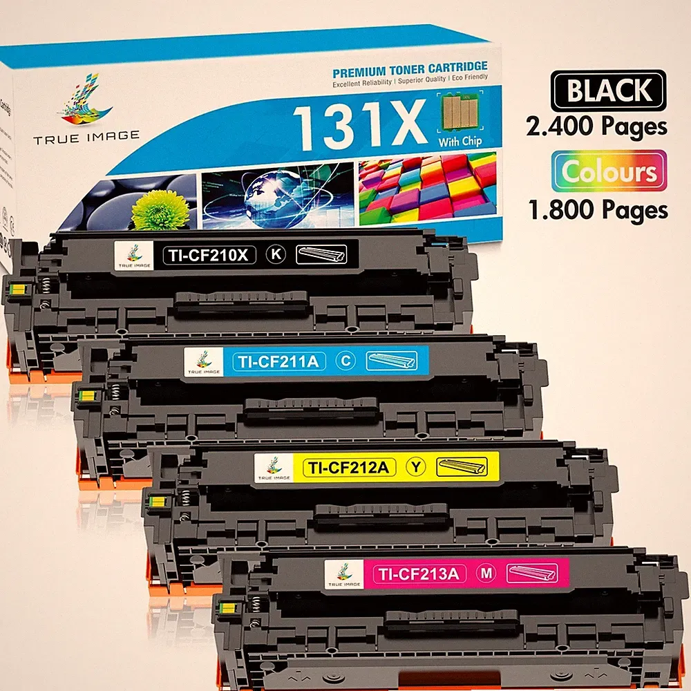 4 PK CF210A 131A Toner Cartridge For HP LaserJet Pro 200 M251nw MFP M276nw M251n
