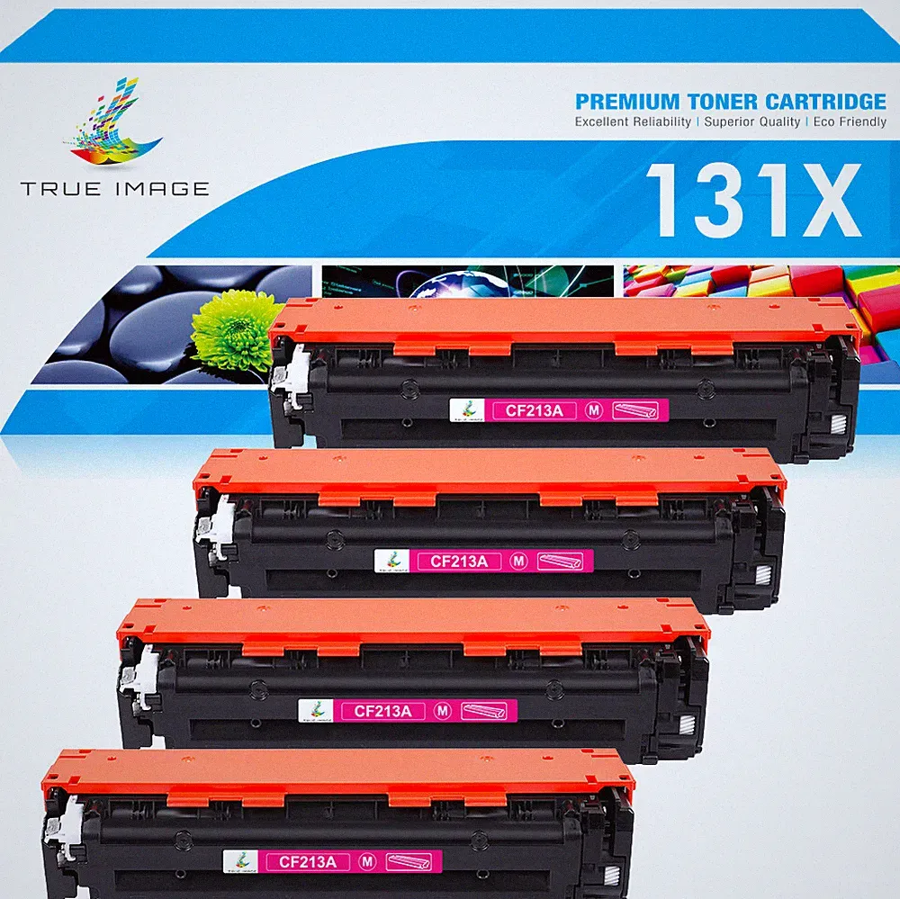 4P For HP LaserJet Pro 200 M251nw M276n M276nw MFP Magenta Toner CF210A 131A ink