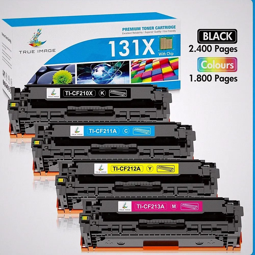 4PK CF210A 131A Toner Cartridge For HP LaserJet Pro 200 M251nw MFP M276nw M251n