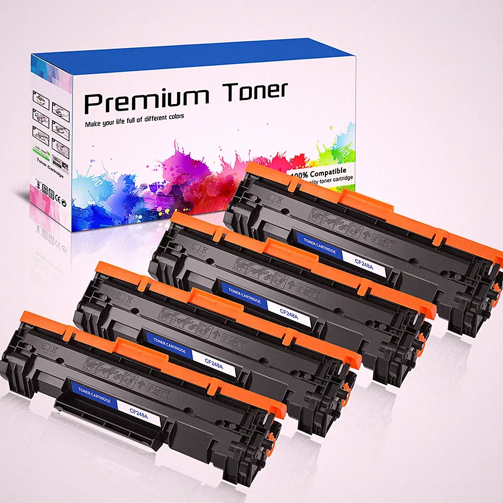 4PK CF248A 48A Black Toner Cartridge for HP LaserJet Pro M15a M15w M16a M16w INK