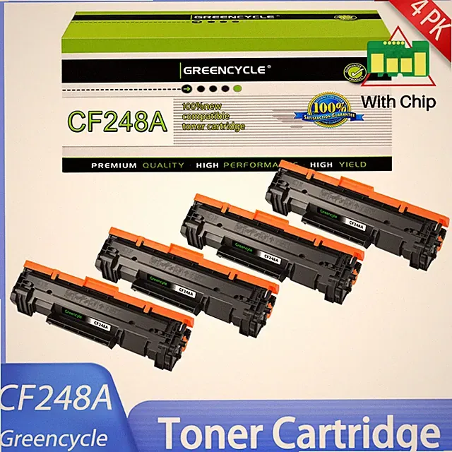 4PK CF248A 48A Toner Cartridge for HP LaserJet Pro MFP M28W M28A M29W M29A INK