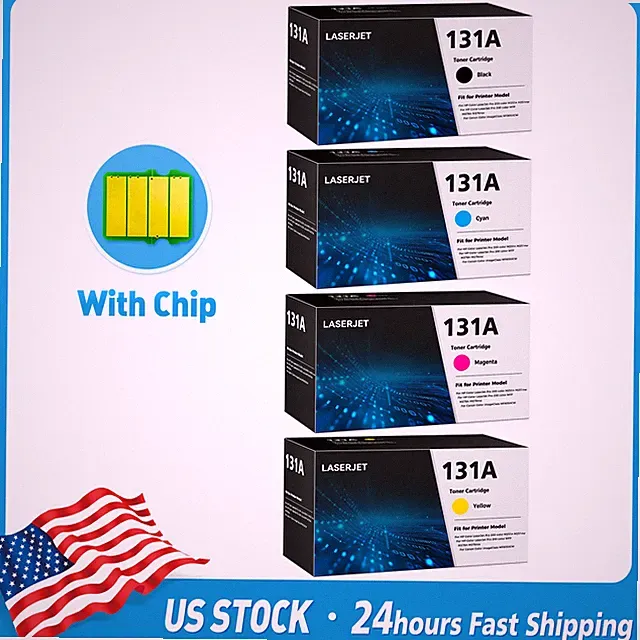 4PK Toner Cartridge Fit For HP 131X 131A M276nw CF210X LaserJet Pro 200 Color