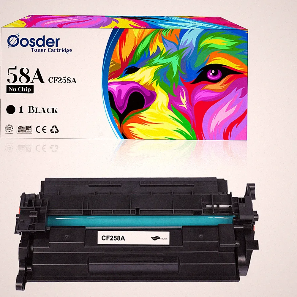 58A Black Toner(No Chip), for HP M404 M404n/dn/dw MFP M428/M428dw/fdw, W258A