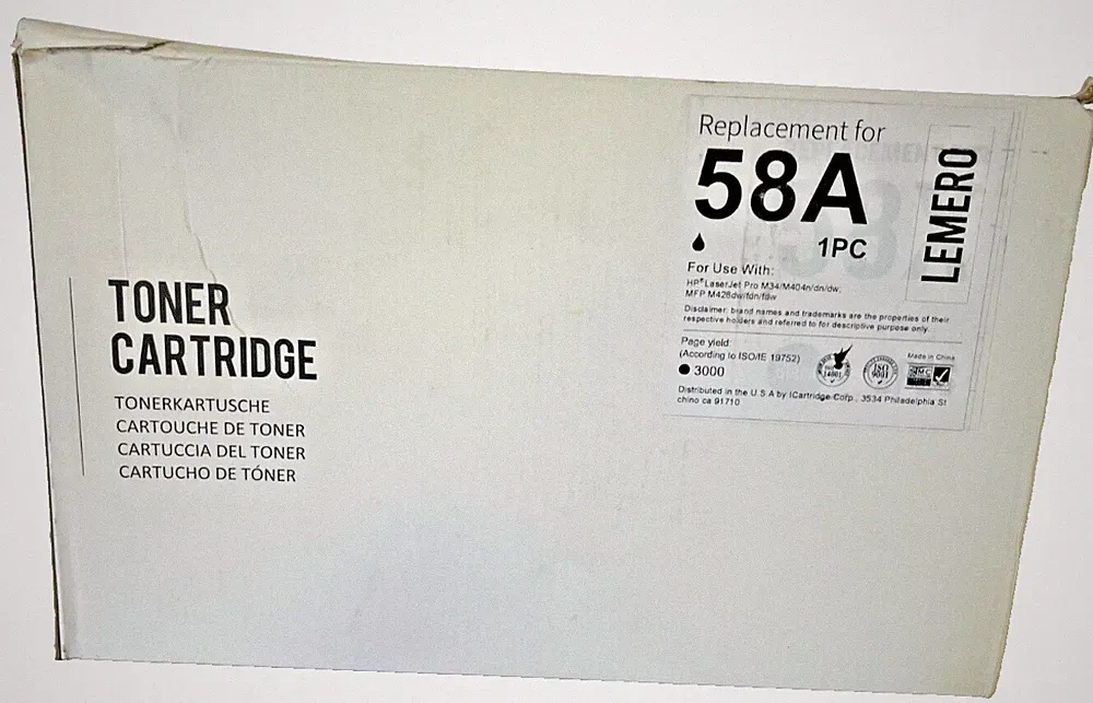58A PREMIUM TONER CARTRIDGE NEW OPEN BOX EXCELLENT