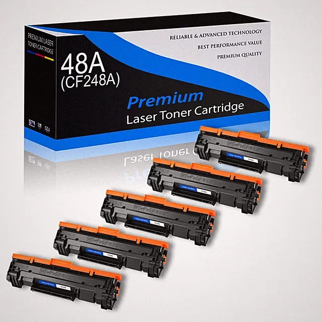 5PK CF248A 48A Toner Cartridge for HP LaserJet Pro MFP M28w M29a M29w Printer