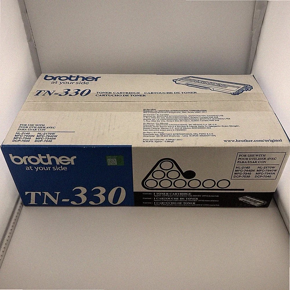 Brother TN-330 Genuine Black Laser Toner Cartridge for HL-2140, HL-2170W