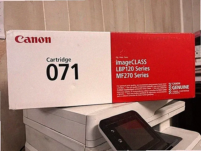 Canon 071 Genuine Black Toner for imageCLASS LBP120 MF270 Laser Printer sealed