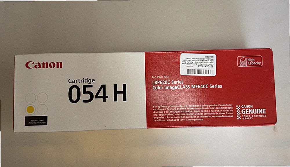 Canon High Capacity Yellow Laser Printer Toner Cartridge Original Quality
