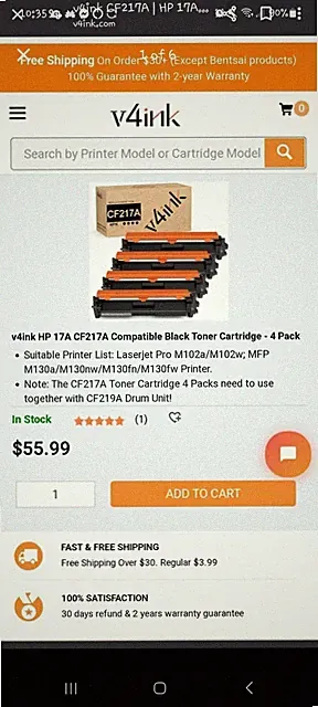 CF258A CF258X 58X WITH CHIP for HP 58A Toner LaserJet Pro M404dn MFP M428fdw lot