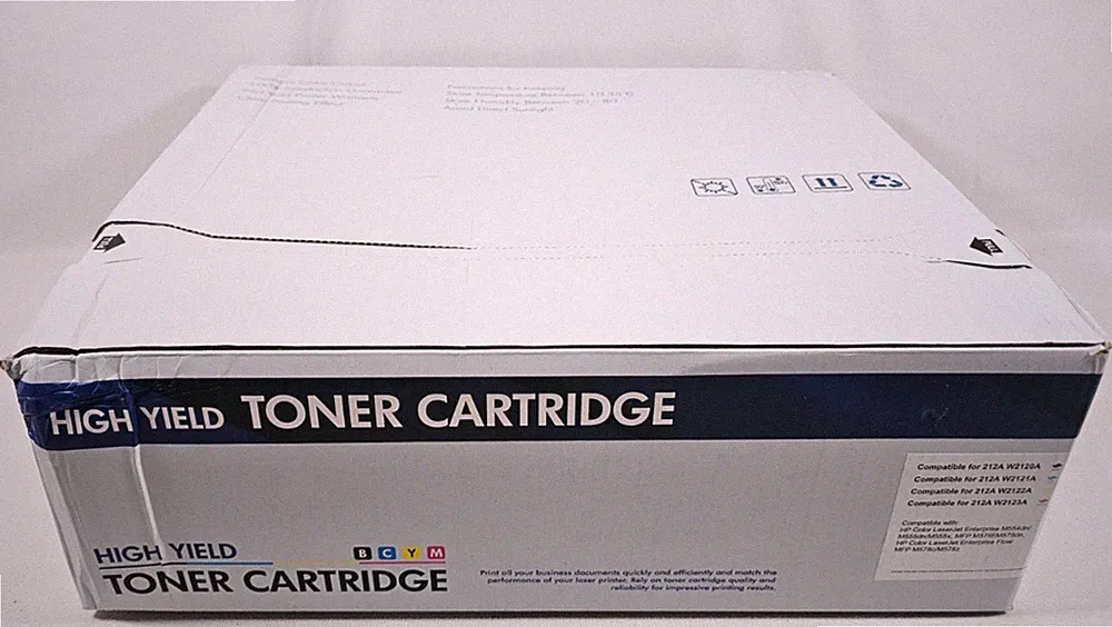 For Color Enterprise M554dn 4x Toner Cartridge Black Cyan Magenta Yellow M555dn