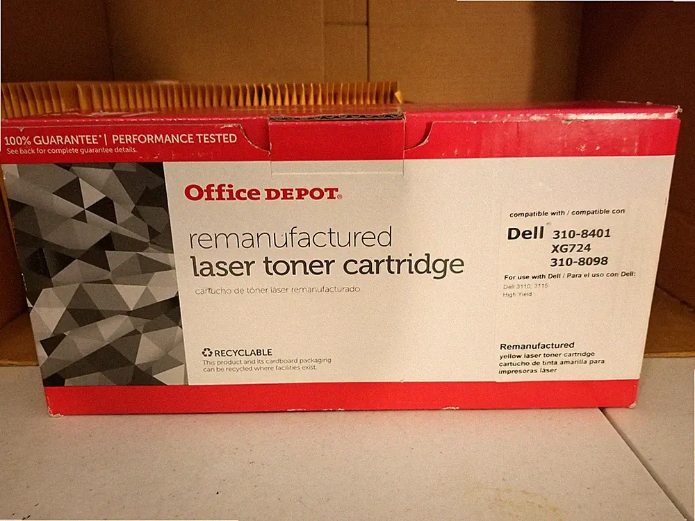 Office Depot 310-8401 Yellow LaserJet Laser Printer Toner Cartridge for Dell