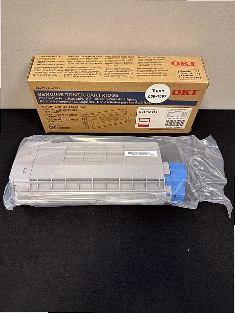Oki 52127302 Ink Genuine Toner Cartridge Magenta C710 C711 For Color Printer