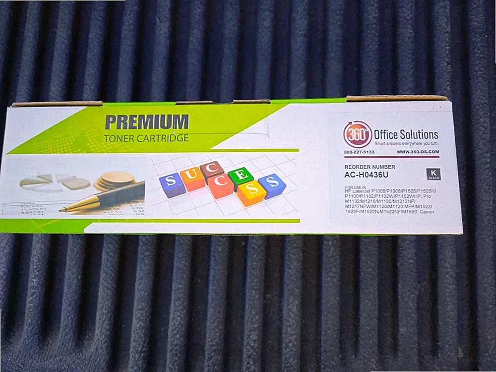 Premium Toner Cartridge For Canon AC-H0436U For HP Laser Jet Black Printer Ink