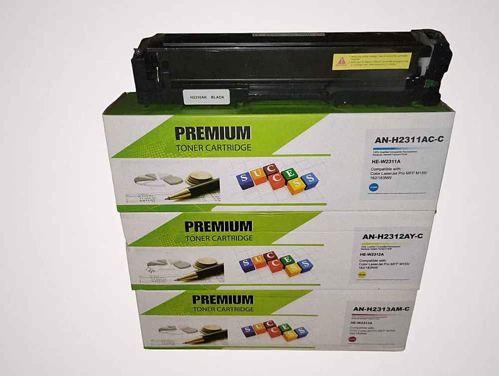 Printer Toner Ink Cartridge Color Laser Jet Pro MFP M155 /182/183 NW Set Of 4